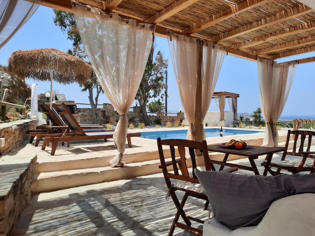 Janakos View Apartment With Private Pool Glinado Naxos Eksteriør bilde