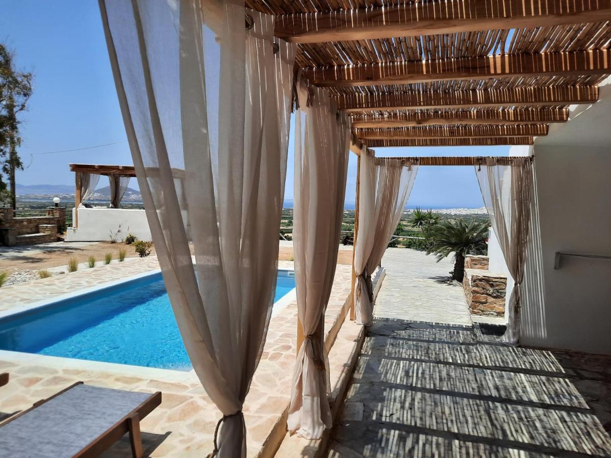 Janakos View Apartment With Private Pool Glinado Naxos Eksteriør bilde