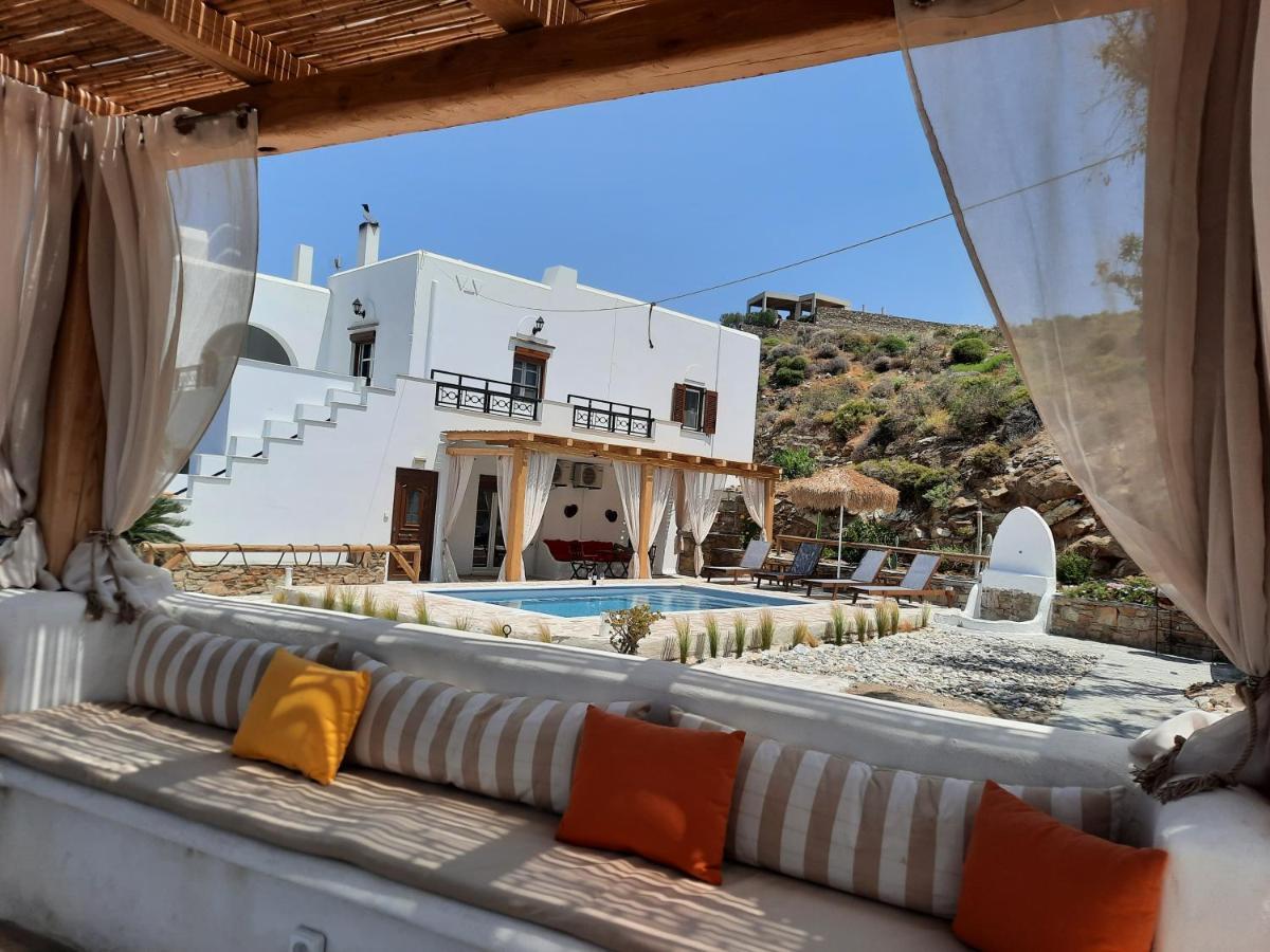 Janakos View Apartment With Private Pool Glinado Naxos Eksteriør bilde